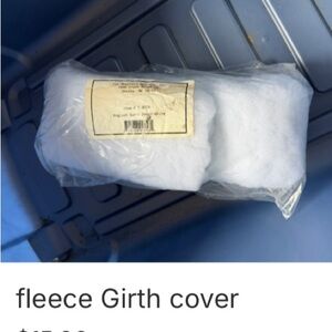 New fleece girth cover